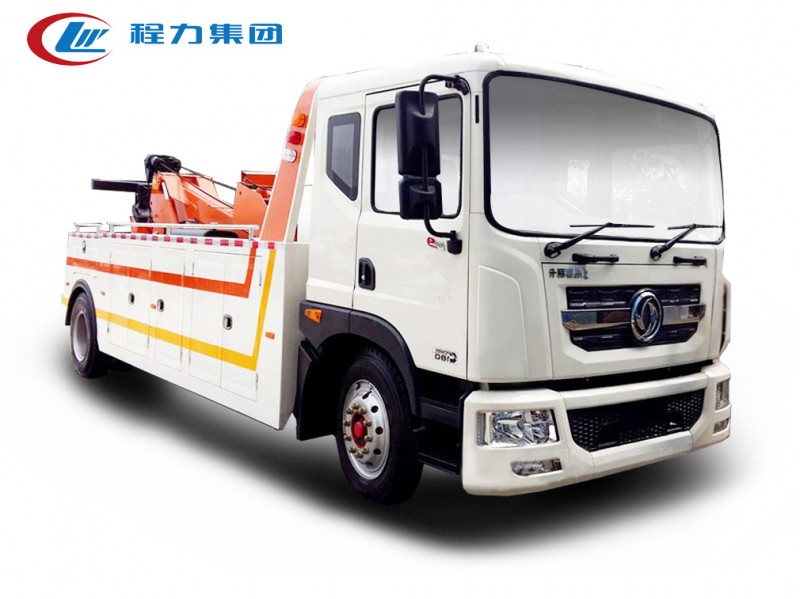 東風D9多利卡一拖一清障車