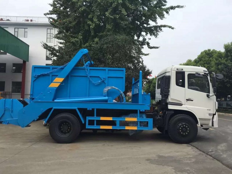 東風(fēng)天錦10-12方擺臂垃圾車