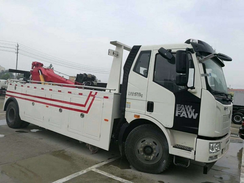 解放單橋拖吊聯體（一托一）清障車