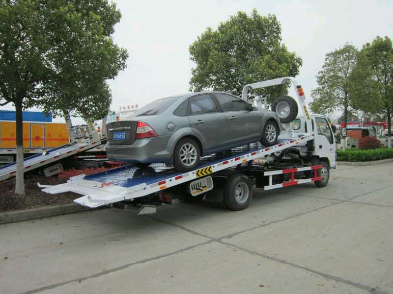 五十鈴(黃牌)一拖二清障車